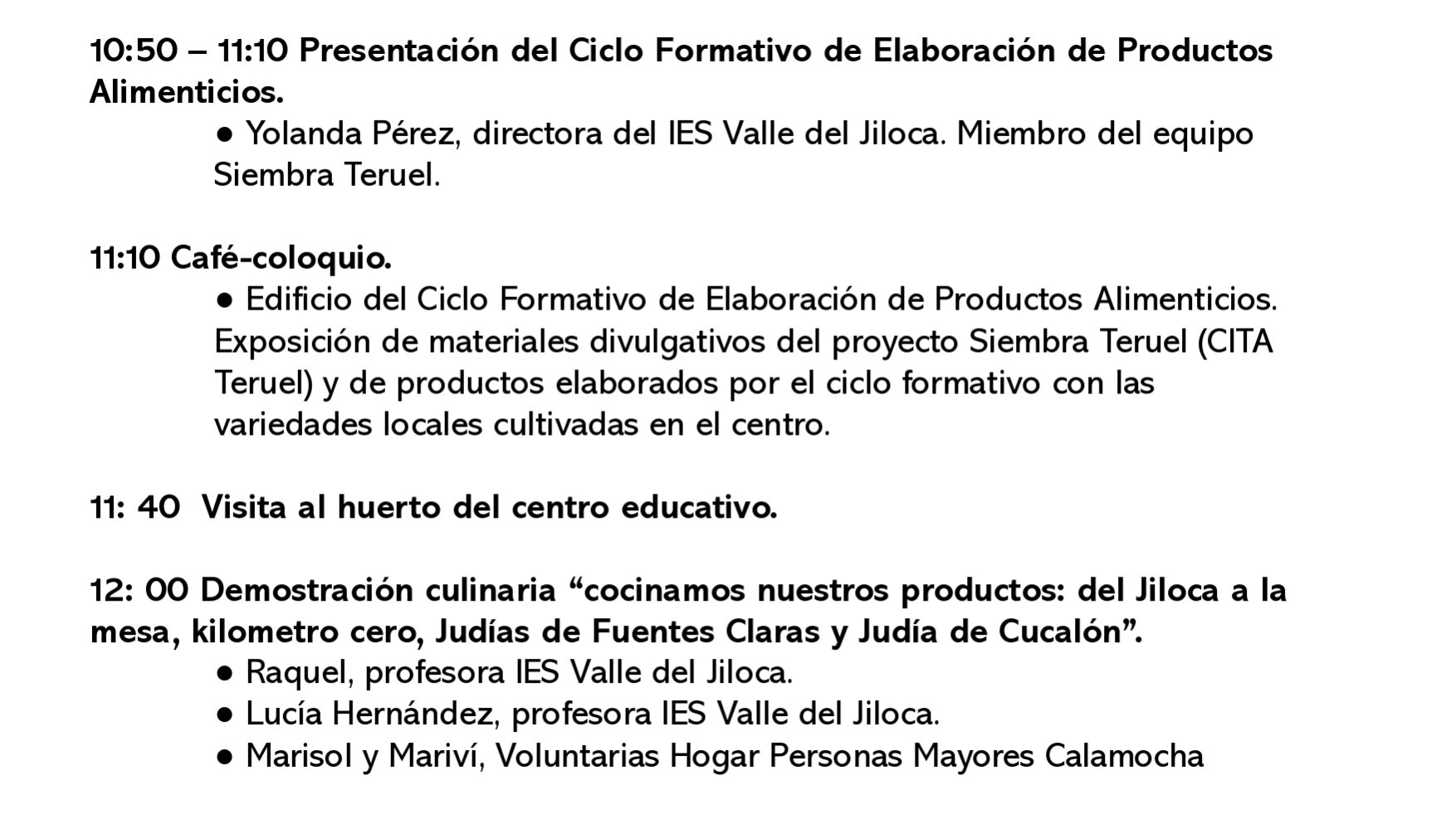 Cartel Siembra Teruel Calamocha