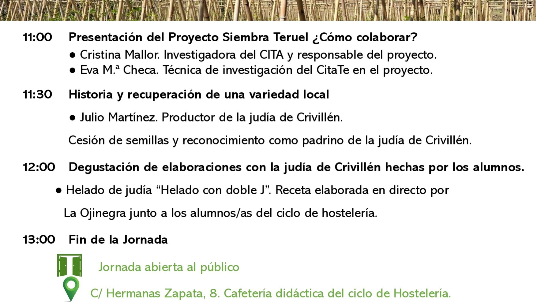 Cartel Simbra en Norte Teruel