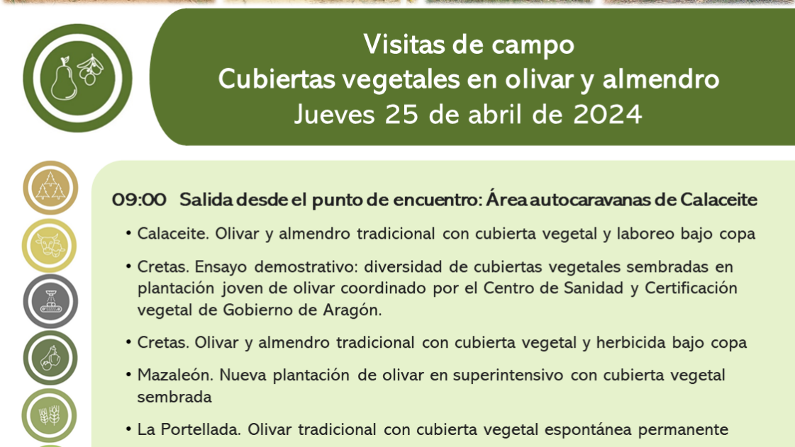 Cartel Visitas a campo CV olalm