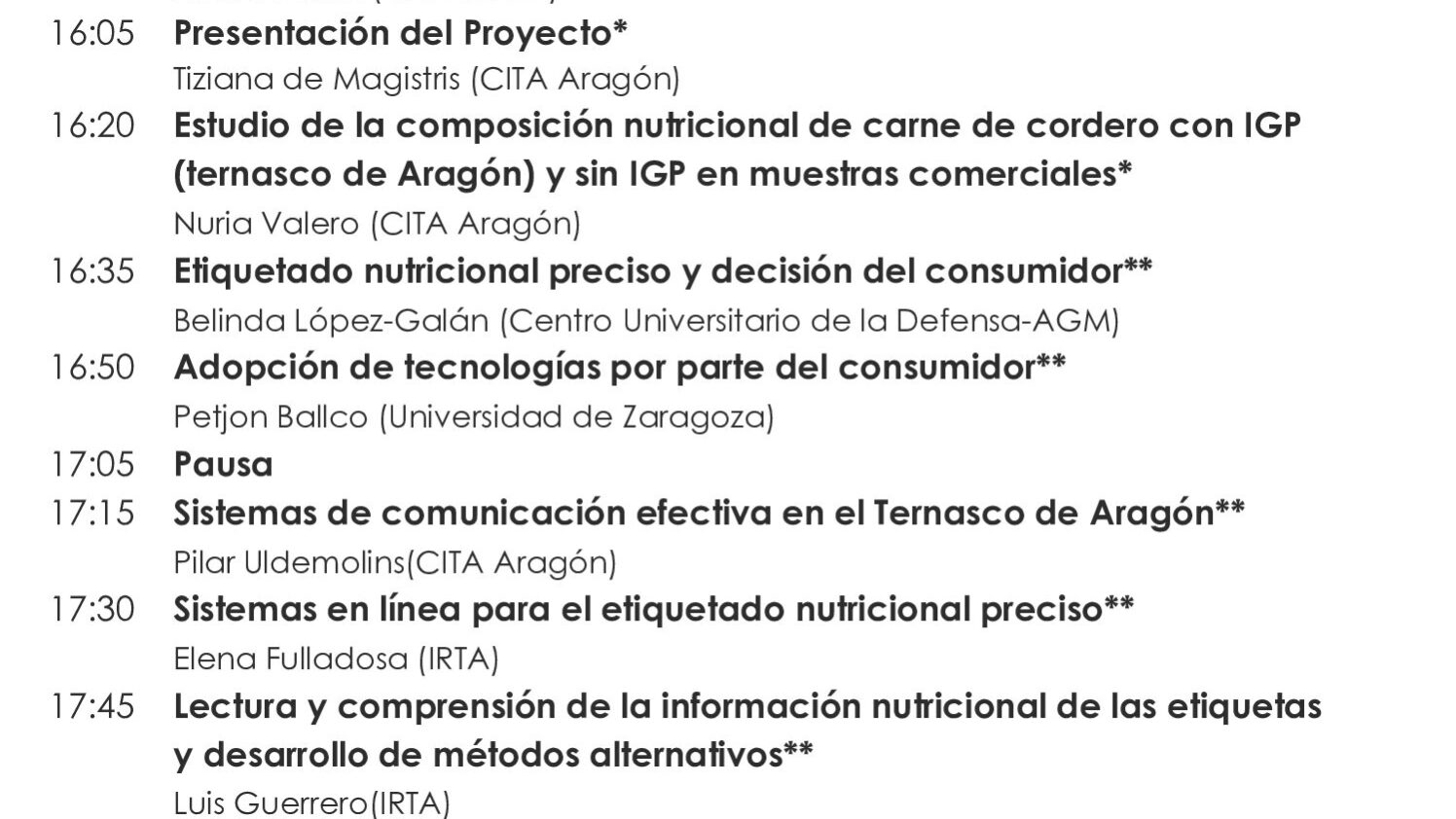 Cartel jornada etiquetado carneDEF