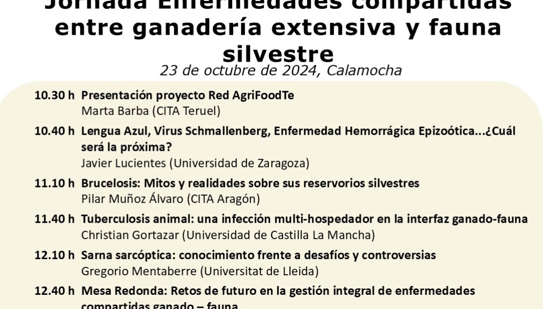 Jornada Enfermedades compartidas entre ganadería extensiva y fauna silvestre