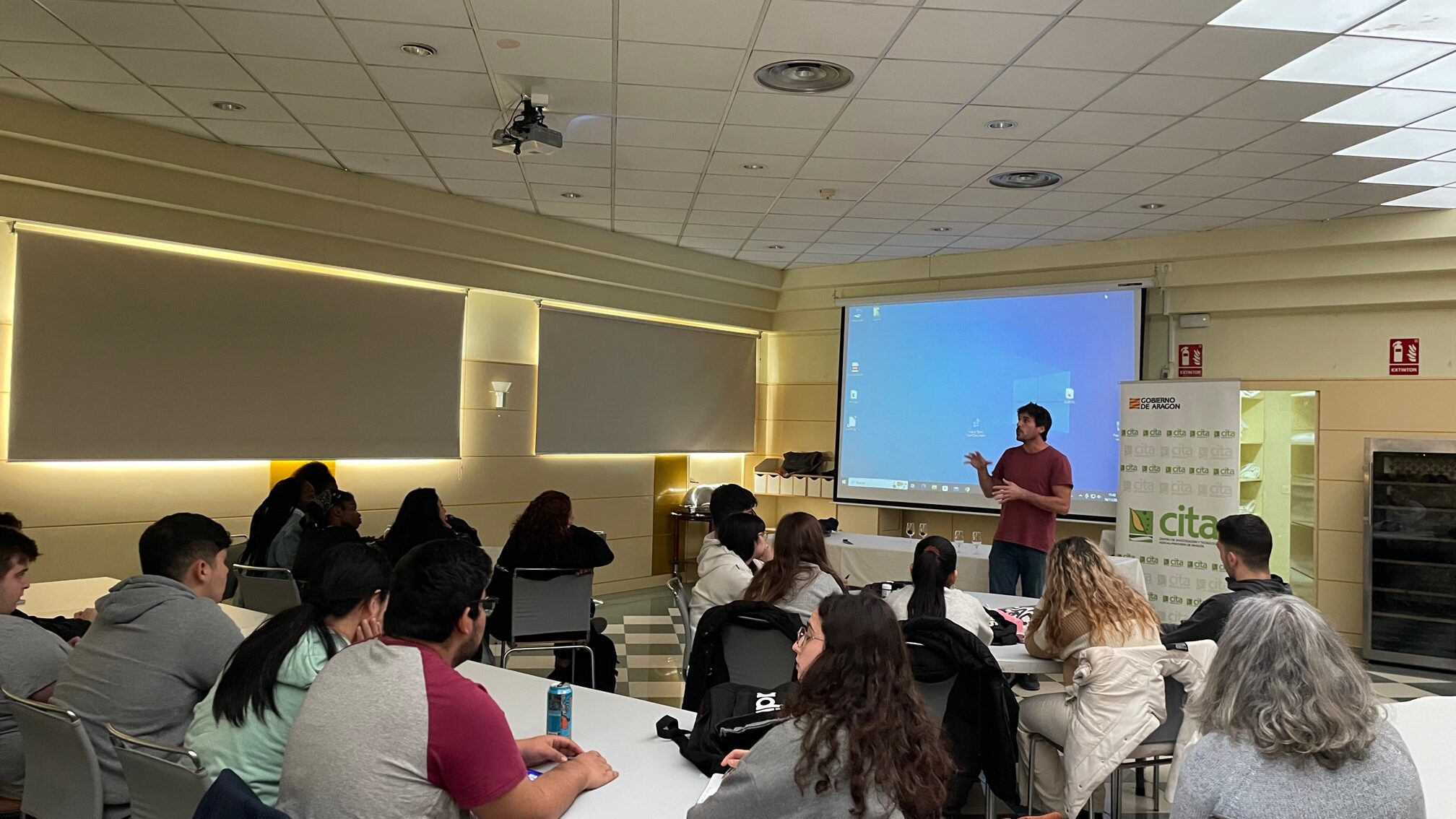 Charla sobre la Trufa Negra en las Escuela de Hostelería de la provincia de Zaragoza