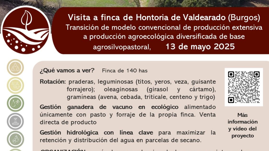 Visita a finca de Hontoria de Valdearado (Burgos)