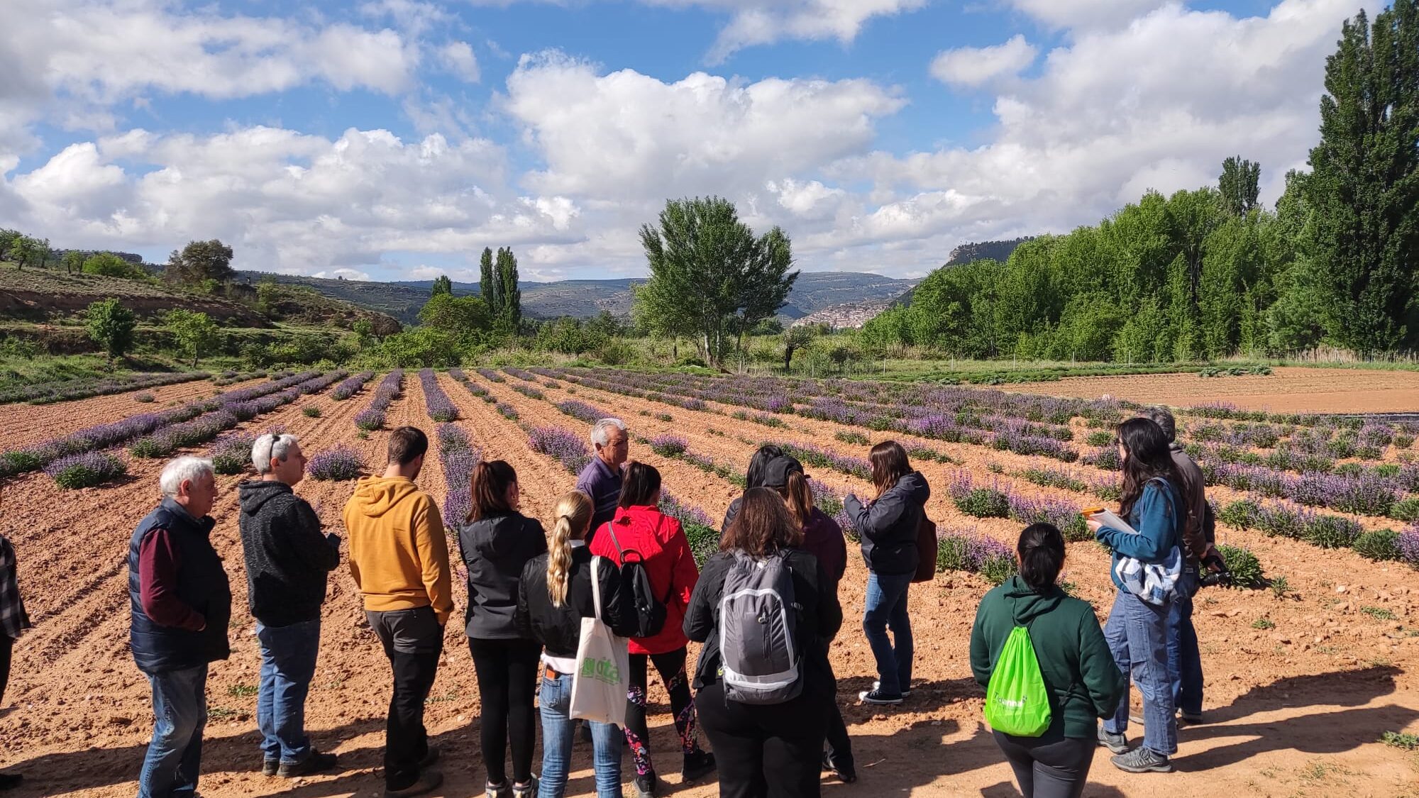 Visita a una empresa de plantas aromáticas