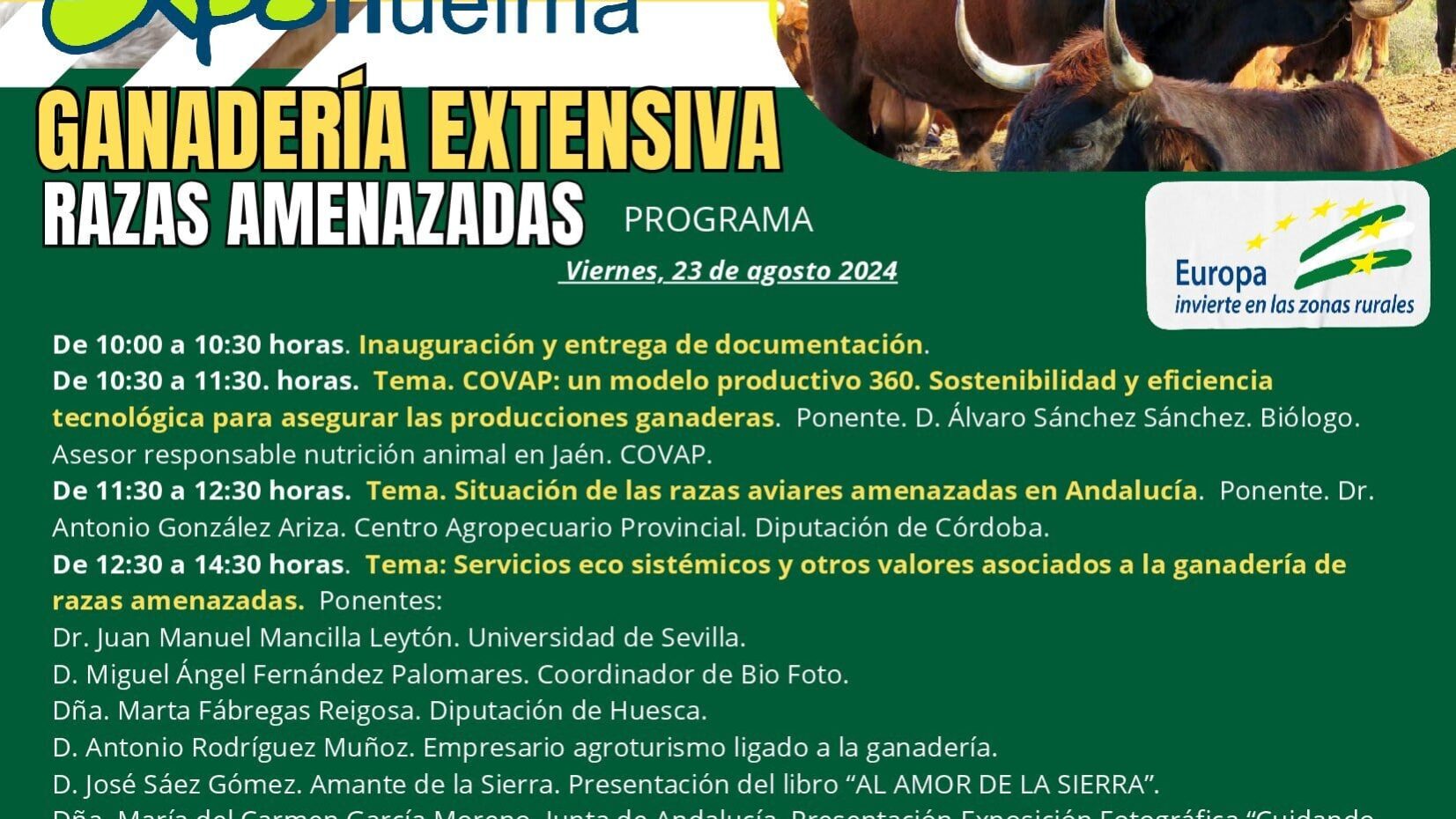 vii jornadas formativas expohuelma 2024